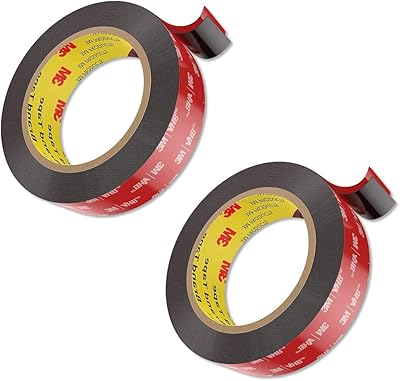 Adhésif double face wsuzidgg, paquet de 2, 2 cm de large et 3