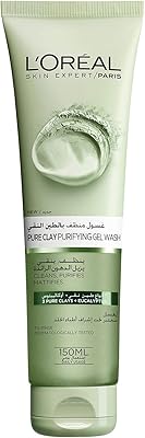 L'oréal paris argile nettoyante pure visage à l'extrait d'eucalyptus 150 ml, pour purifier