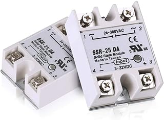 Module de relais statique hilitgo ssr-25da 25a 250v 2 pièces