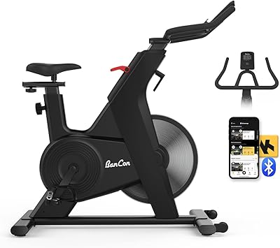 Vélo stationnaire bancon zwift, exercice de résistance au volant magnétique robuste, vélo bluetooth