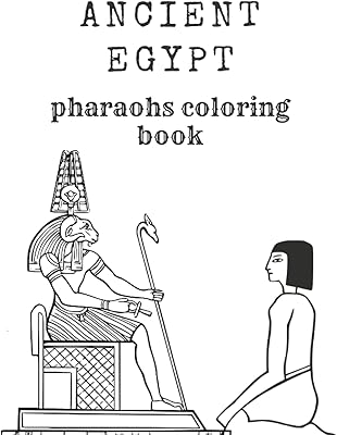 Livre de coloriage des pharaons de l'égypte ancienne : livre de coloriage de l'égypte ancienne : un livre de coloriage avec des momies, des pharaons, des dieux égyptiens et des peuples de l'égypte ancienne. Diaytar : Qualité professionnelle, prix grand public