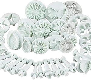 36 pièces fondant emporte-pièce flocon de neige papillon fleur feuilles outils de décoration de gâteau. Diaytar : Faites des achats intelligents en quelques clics