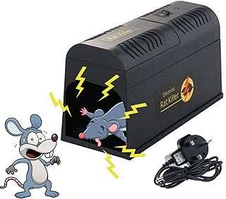 Piège à souris électrique urbazaar, anti-rongeurs sans cruauté et efficace pour tuer instantanément