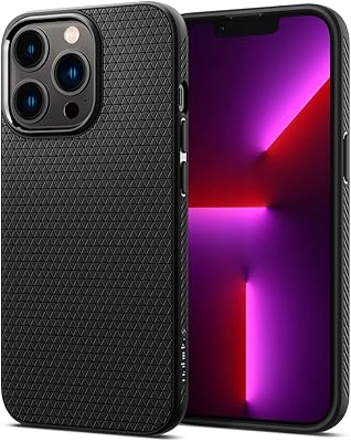 Coque spigen liquid air conçue pour iphone 13 pro - noir mat