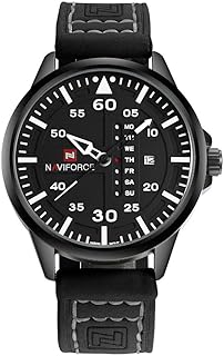 Montre pour homme de naviforce, en cuir marron clair, avec boîte. Transformez votre façon de consommer avec Diaytar Sénégal