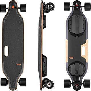 Skateboard électrique mibo shuffle v4 s avec télécommande vitesse maximale de 29