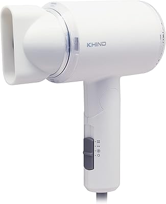 Sèche-cheveux khind avec condensateur de voyage léger et pliable (1000 watts) avec bouton