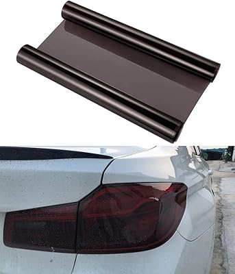 Fangfei 12 x 48 pouces auto-adhésif voiture teinte automatique feu antibrouillard arrière vinyle