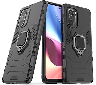 Coque de protection hybride résistante aux chocs, avec support, pour xiaomi poco f3/mi