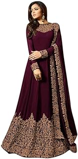 Robe de soirée brodée indienne anarkali salwar pour femme de range of india