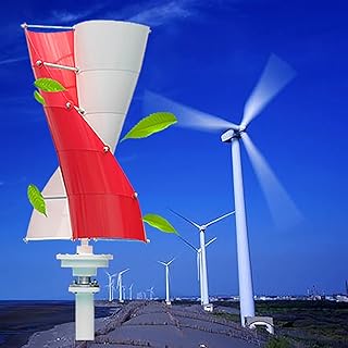 Générateur d'éolienne à arbre vertical double lame 100-400w 12v 24v basse vitesse