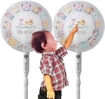 Couvercle de ventilateur de sécurité goodrun, protège-doigts anti-pincement pour enfants, couvercle de ventilateur