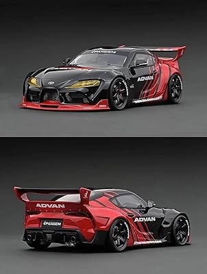 Modèle d'allumage à bande toyota supra gr en résine (rouge)