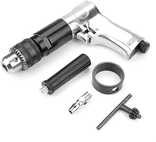 Perceuse pneumatique réversible 1/2 robuste cw/ccw, poignée pistolet 900 tr/min kp-554
