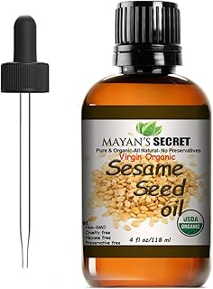 Huile de graines de sésame biologique vierge certifiée usda, non raffinée, 100 %