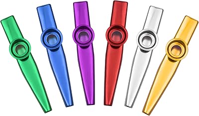 Instrument de musique kazoo en alliage d'aluminium pour enfants, adultes et débutants