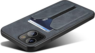 Étui portefeuille en cuir pu ultra fin quaori avec emplacement pour carte