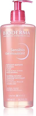 Bioderma sensibo gel nettoyant moussant pour peaux sensibles, 500 ml