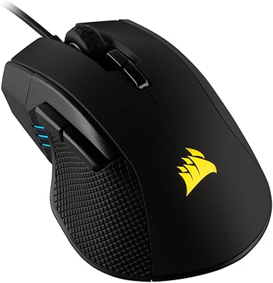 Souris de jeu optique iron claw corsair rgb fp/moba
