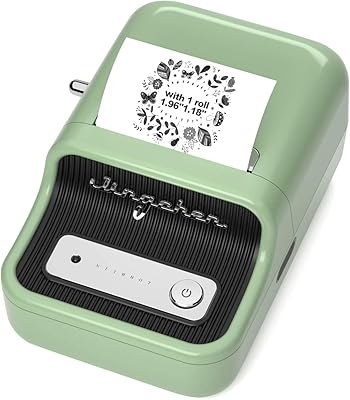 Imprimante d'étiquettes à rouleau de ruban unique b21 vintage de 2 pouces