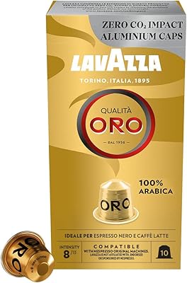Capsules de café arabica 100% originales qualetta oro de lavazza, capsules de café