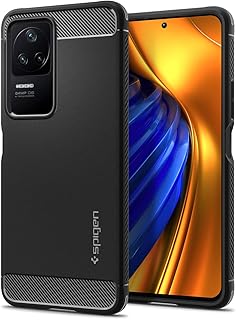 Coque spigen rugged armor conçue pour xiaomi poco f4 - noir mat