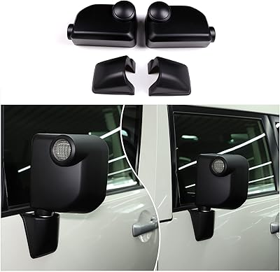 Couvercle de rétroviseur de porte compatible avec toyota fj cruiser 2007-2021 couvercle extérieur