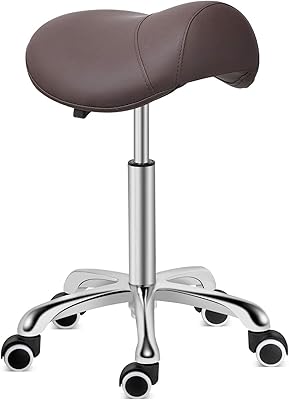 Tabouret réglable kaleurrier avec roulettes tabouret léger et anti-fatigue robuste chaise ergonomique