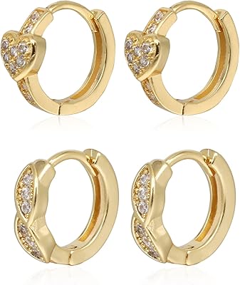 Boucles d'oreilles créoles plaquées or 18 carats buzzoni pour femme 13 mm