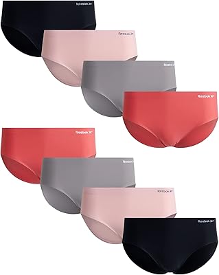 Sous-vêtements reebok pour femmes slips hipster légers (paquet de 6)