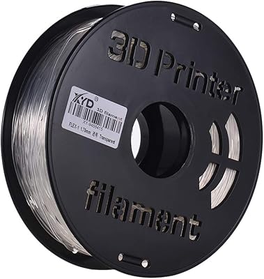 Filament flexible explopper tpu 1 kg-bobine 175 mm matériau d'impression blanc noir transparent