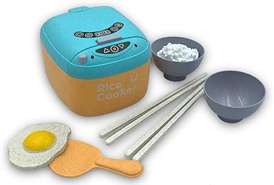 Jouet cuiseur à riz électrique joodi avec bols à riz et baguettes