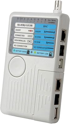 Appareil de test de fil réseau 4 en 1 avec entrées rj45 rj11