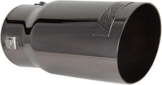 Silencieux de cylindre d'échappement rond dc sports ex-1024 noir chromé