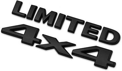 D-cicar 4x4 + autocollant 3d chromé en édition limitée, décoration de plaque signalétique pour jeep grand cherokee wrangler compass (noir). Diaytar : Votre allié pouvoir d'achat au quotidien