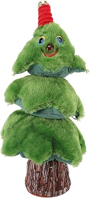 Arbre de noël dansant, jouet en peluche d'arbre de noël électrique, jouet