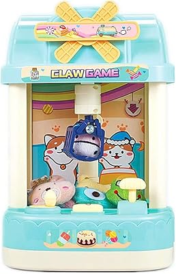 Une petite machine à griffes magiques avec 6 poupées aléatoires, 10 capsules, un câble