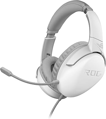 Casque de jeu asus rog strix go core moonlight white | audio haute
