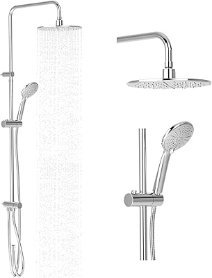 Ensemble de douche de salle de bain jomo, douche à effet pluie