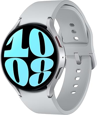 Montre intelligente samsung galaxy watch6 44 mm argent (version eau) bluetooth