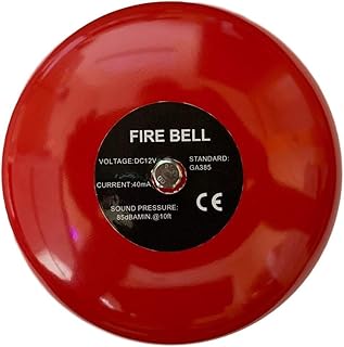 [1 paquet] sonnette d'alarme incendie, carillon d'urgence filaire de 6 pouces [1 paquet] cloche d'incendie dc 12 v. Votre marketplace de proximité digitale : Diaytar