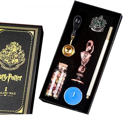Goodearn kit de 6 pièces de scellage de cire rétro harry potter, coffret cadeau avec perles de cire, cuillère à fondre, stylo, bougie pour enveloppes, lettres à faire soi-même, cartes d'invitation, emballage créatif, cadeau serpentard. La plateforme e-commerce qui démocratise la consommation : Diaytar