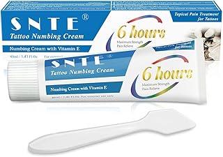 Crème anesthésiante pour tatouage indolore de 6 à 8 heures crème