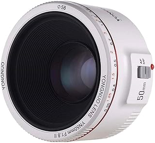 Yongnuo yn50mm f1.8 ii af-mf 035 m blanc distance de mise au point