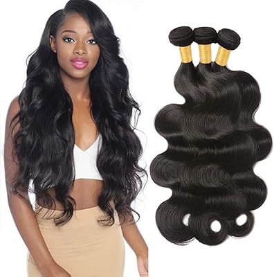 Extensions de cheveux humains brésiliens vierges 100 % non transformés, couleur naturelle 10a