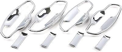 Couvercle de poignée de porte extérieure chromé pour hyundai ix35 2018-2020
