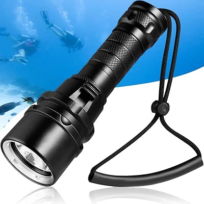 Xm-l2 lampe de poche de plongée sous-marine étanche 2000 lumens avec batterie rechargeable, chargeur pour grotte sous-marine en haute mer la nuit. Diaytar : Connectez-vous aux meilleures offres