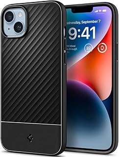 Coque spigen core armor conçue pour iphone 14 - noir mat