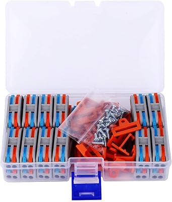48 pièces connecteur de fil bidirectionnel, jeu de connecteurs de fil de connecteur