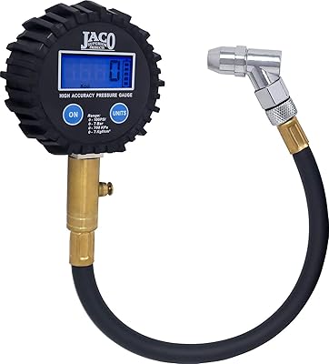 Manomètre numérique pour pneus jaco elite pro - précision professionnelle - 100 psi